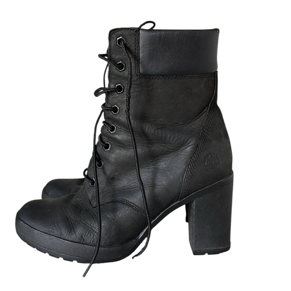Timberland Shoes - Timberland Camdale Women's Bootie Leather BLACK A1SEF Size 8